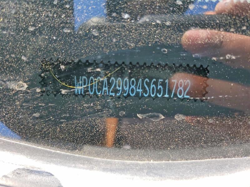 2004 Porsche 911 მანქანა იყიდება აუქციონზე, vin: WP0CA29984S651782, აუქციონის ნომერი: 51801596