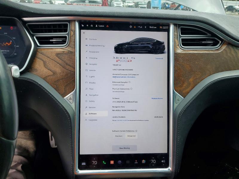 2017 Tesla Model S მანქანა იყიდება აუქციონზე, vin: 5YJSA1E48HF200449, აუქციონის ნომერი: 50257856