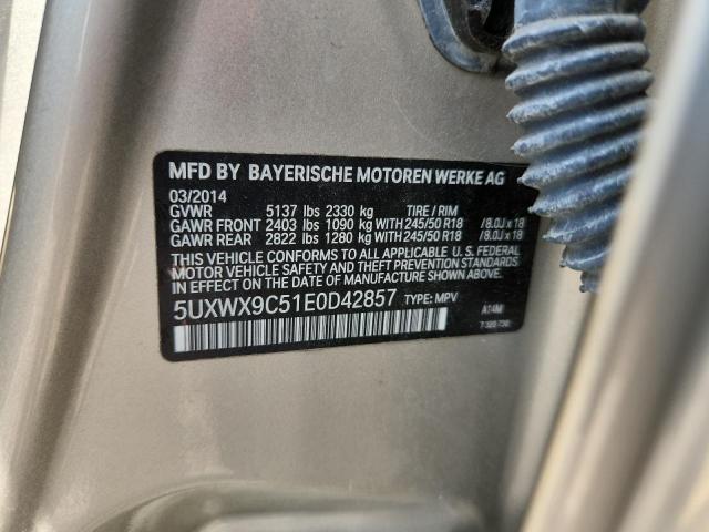 50154226 :رقم المزاد ، 5UXWX9C51E0D42857 vin ، 2014 Bmw X3 مزاد بيع