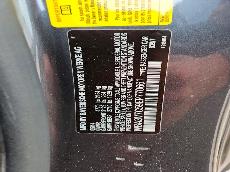 50663496 :رقم المزاد ، WBA3V7C59EP770661 vin ، 2014 Bmw 428 مزاد بيع