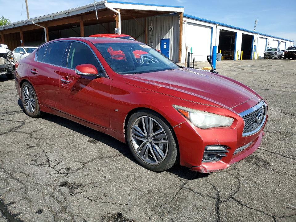 2014 Infiniti Q50 მანქანა იყიდება აუქციონზე, vin: JN1BV7AP3EM671275, აუქციონის ნომერი: 50698956