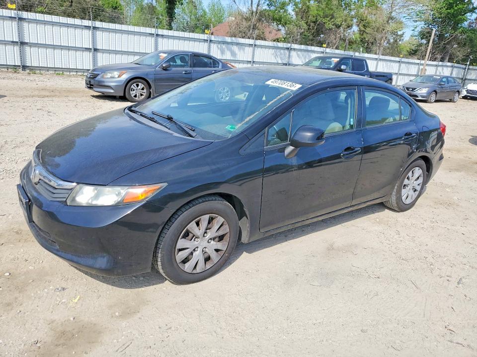 49708136 :رقم المزاد ، 19XFB2E52CE064685 vin ، 2012 Honda Civic مزاد بيع