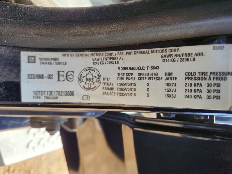 2007 Gmc Canyon მანქანა იყიდება აუქციონზე, vin: 1GTDT13E178213606, აუქციონის ნომერი: 48685716