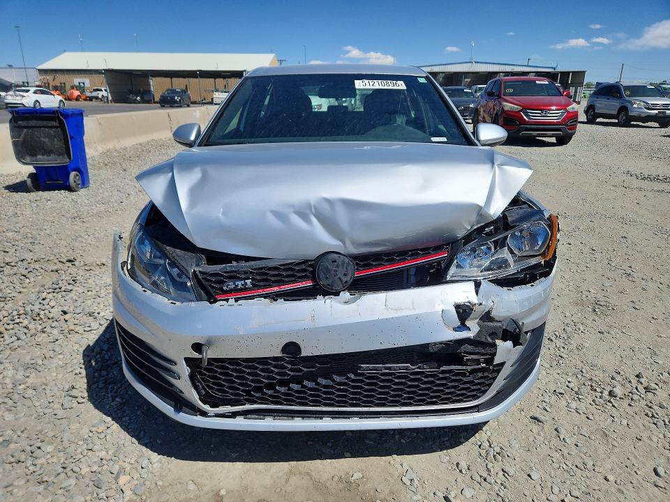 51210896 :رقم المزاد ، 3VW5T7AU0FM076294 vin ، 2015 Volkswagen Gti مزاد بيع