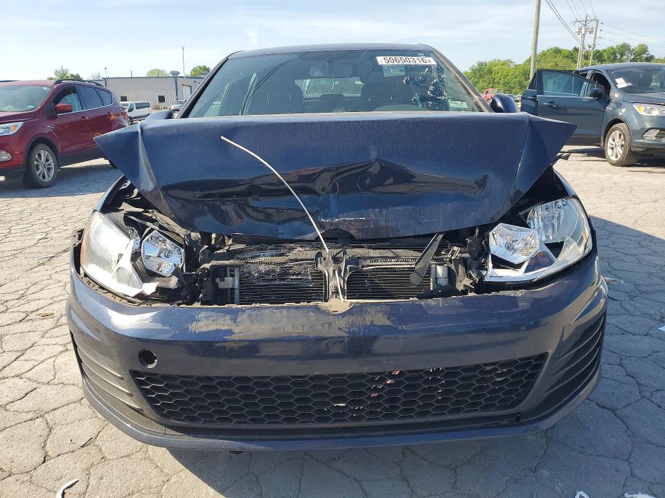 50650316 :رقم المزاد ، 3VW4T7AU1HM062077 vin ، 2017 Volkswagen Gti مزاد بيع