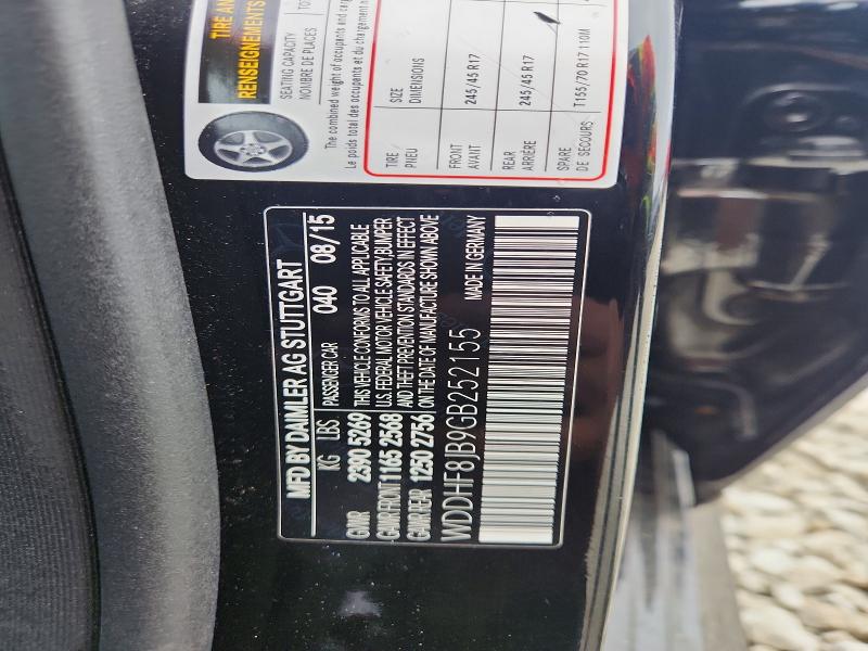 Продажа на аукционе авто 2016 Mercedes-benz E, vin: WDDHF8JB9GB252155, номер лота: 50888666