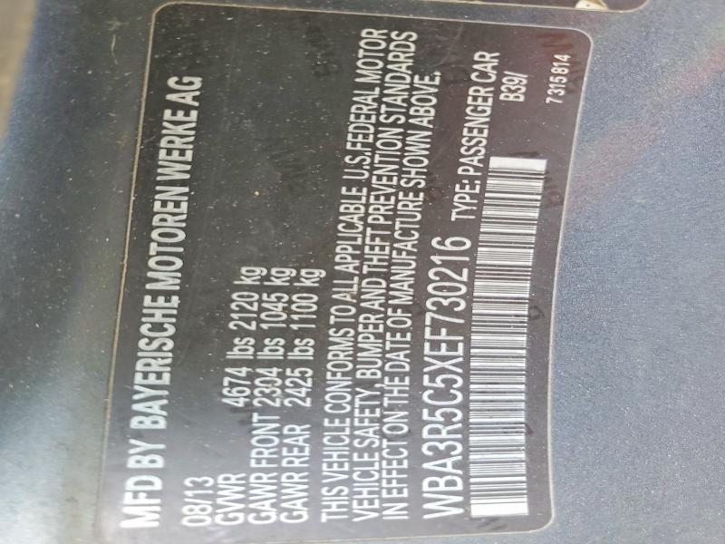 Aukcja sprzedaży 2014 Bmw 435, vin: WBA3R5C5XEF730216, numer aukcji: 51605216