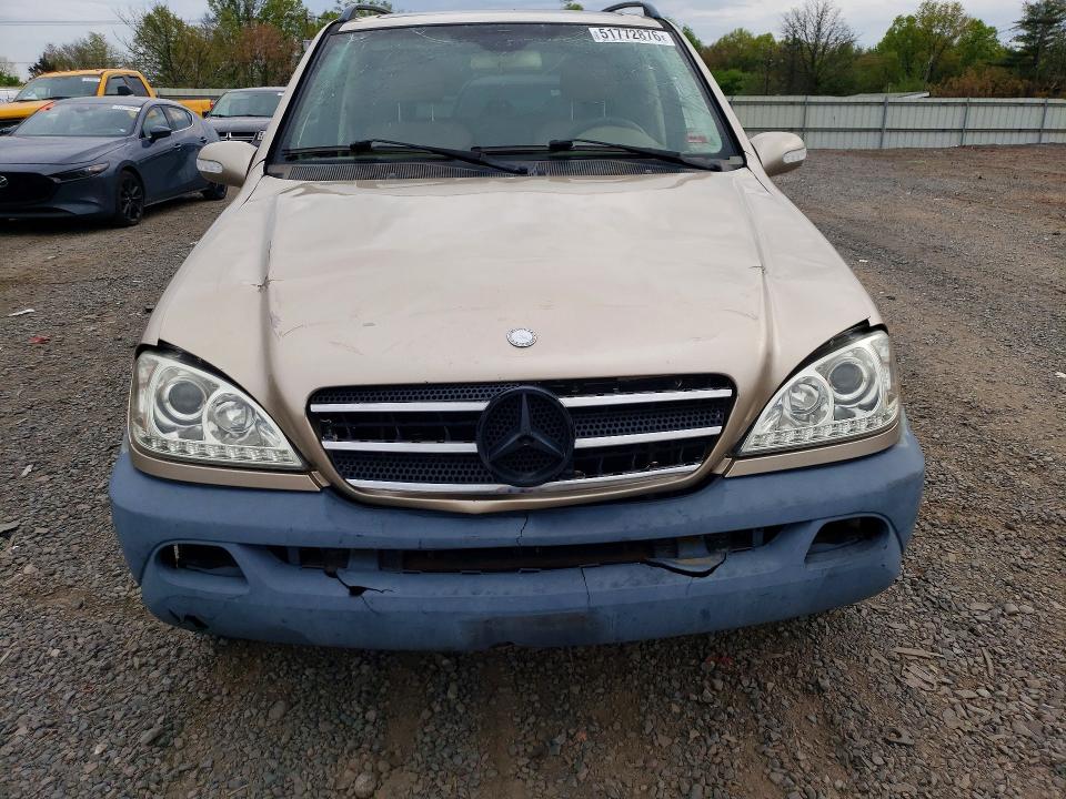 Aukcja sprzedaży 2002 Mercedes-benz Ml, vin: 4JGAB75E22A355059, numer aukcji: 51772876