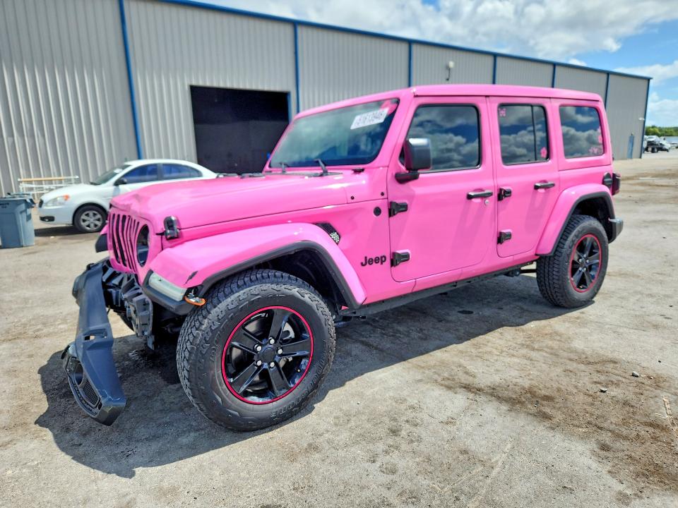51613946 :رقم المزاد ، 1C4HJXEG5NW221905 vin ، 2022 Jeep Wrangler Unlimited مزاد بيع