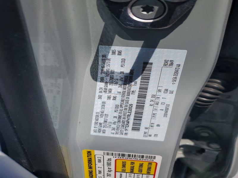 2024 Ford Ranger მანქანა იყიდება აუქციონზე, vin: 1FTER4PH7RLE20526, აუქციონის ნომერი: 51688756