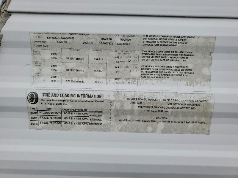 Продаж на аукціоні авто 2010 Coachman Recreational Vehicle (rv), vin: 5ZT2CAUBXAA007632, номер лоту: 50070686