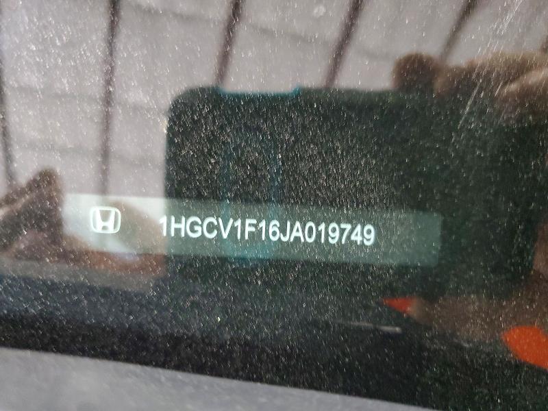 Aukcja sprzedaży 2018 Honda Accord, vin: 1HGCV1F16JA019749, numer aukcji: 49215976