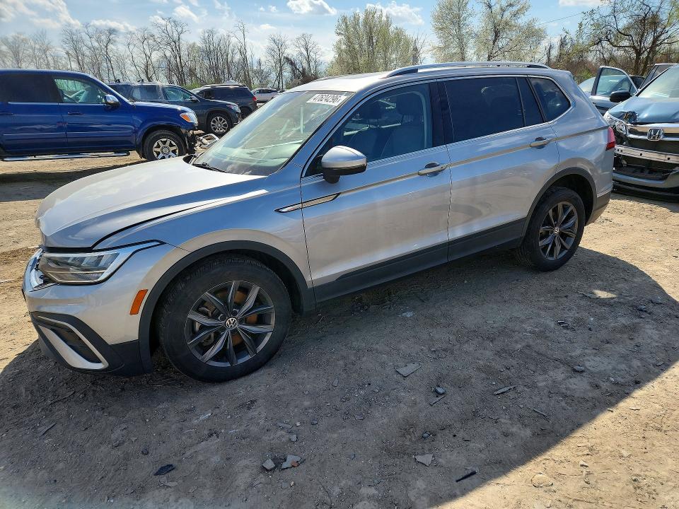 2022 Volkswagen Tiguan მანქანა იყიდება აუქციონზე, vin: 3VV2B7AX4NM147757, აუქციონის ნომერი: 47624296