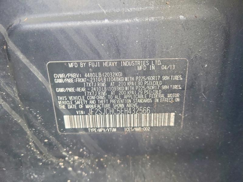 49240206 :رقم المزاد ، JF2SJCHC5EH432566 vin ، 2014 Subaru Forester مزاد بيع