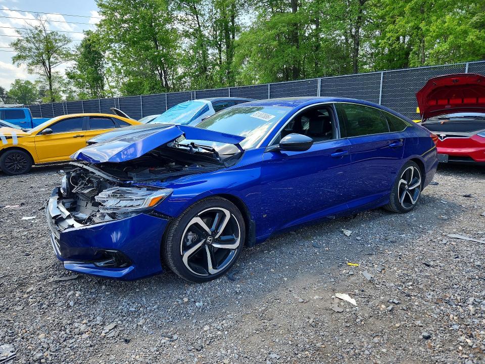 51107886 :رقم المزاد ، 1HGCV2F35NA005404 vin ، 2022 Honda Accord مزاد بيع