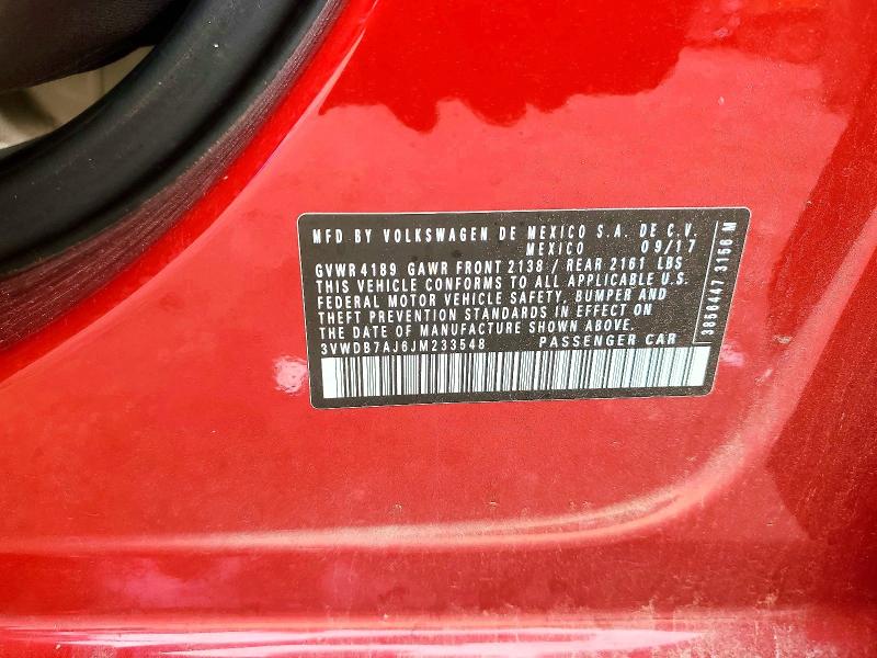 Aukcja sprzedaży 2018 Volkswagen Jetta, vin: 3VWDB7AJ6JM233548, numer aukcji: 51869256