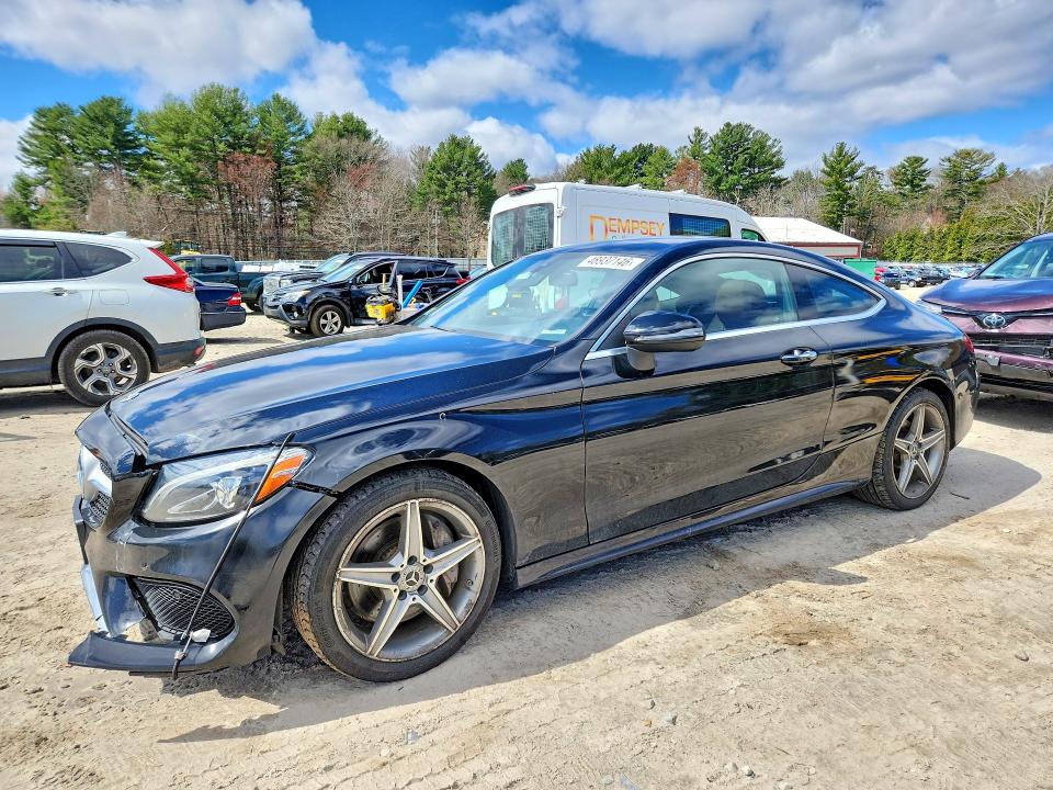 48937146 :رقم المزاد ، WDDWJ4KB7JF738377 vin ، 2018 Mercedes-benz C مزاد بيع