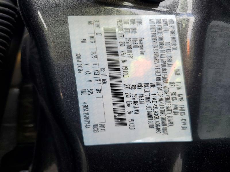 Продаж на аукціоні авто 2016 Ford Focus, vin: 1FADP3L93GL406460, номер лоту: 50313226