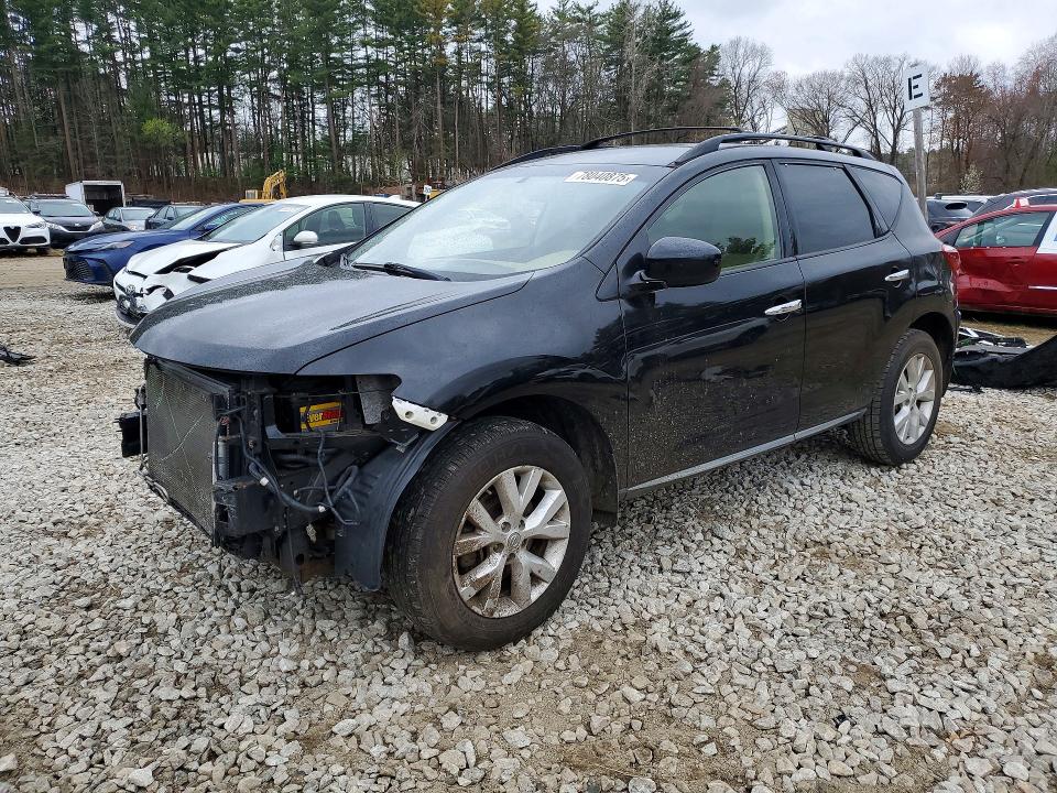 78040875 :رقم المزاد ، JN8AZ1MW2DW314626 vin ، 2013 Nissan Murano مزاد بيع