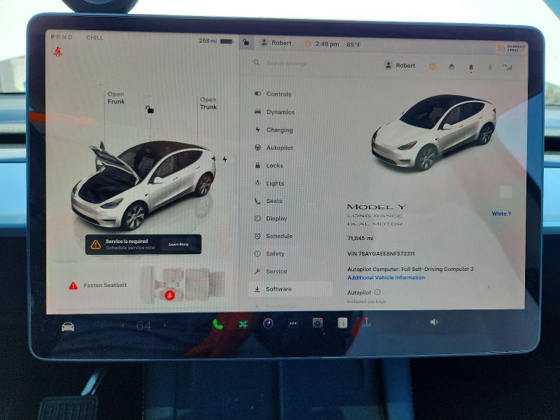 Продаж на аукціоні авто 2022 Tesla Model Y, vin: 7SAYGAEE8NF572311, номер лоту: 48635236