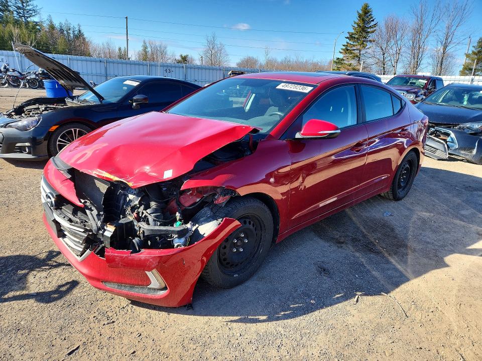 Auction sale of the 2018 Hyundai Elantra, vin: KMHD84LF3JU568248, lot number: 49728236