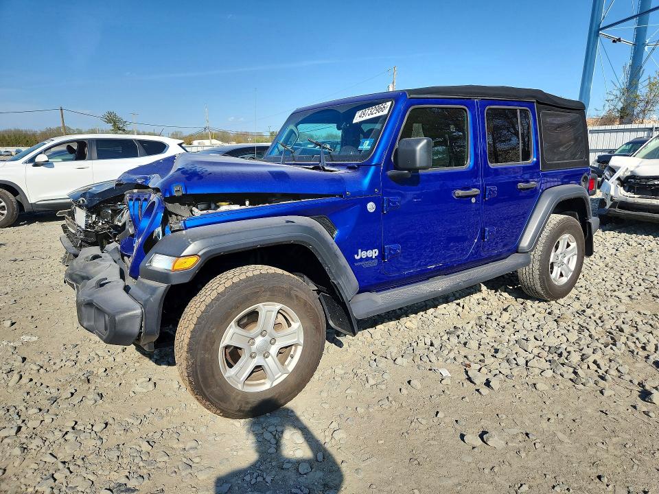 2020 Jeep Wrangler Unlimited მანქანა იყიდება აუქციონზე, vin: 1C4HJXDG7LW215005, აუქციონის ნომერი: 49732966