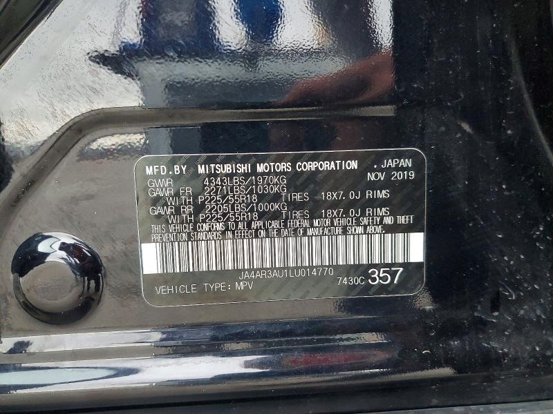 Aukcja sprzedaży 2020 Mitsubishi Outlander Sport, vin: JA4AR3AU1LU014770, numer aukcji: 49938356