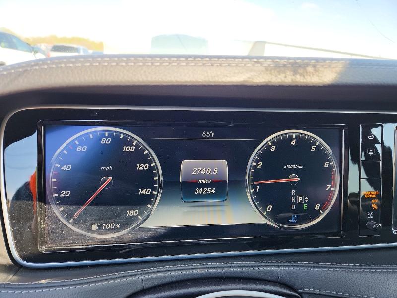 50703716 :رقم المزاد ، WDDUG8FB6FA123198 vin ، 2015 Mercedes-benz S مزاد بيع