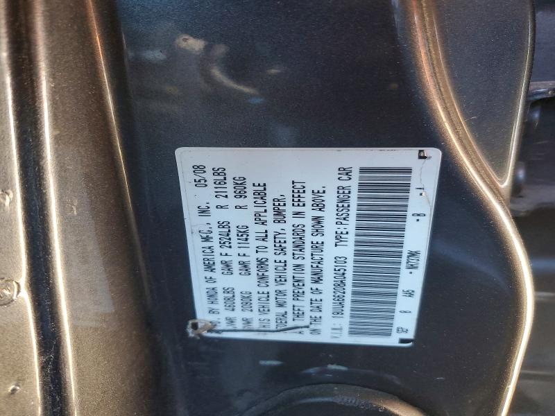 Продаж на аукціоні авто 2008 Acura Tl, vin: 19UUA66208A045103, номер лоту: 50753846