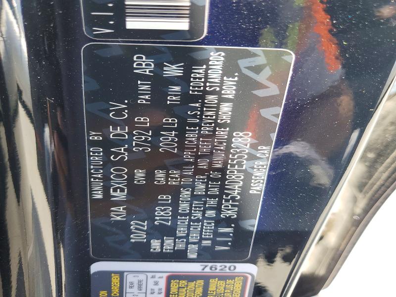 Aukcja sprzedaży 2023 Kia Forte, vin: 3KPF54AD8PE553288, numer aukcji: 51700136