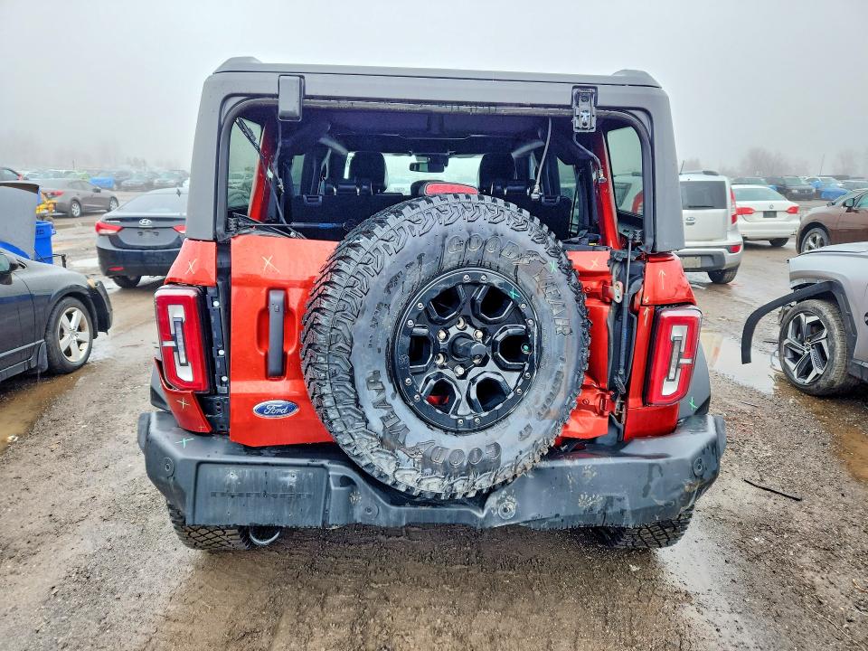 49774886 :رقم المزاد ، 1FMEE2BP1RLA13621 vin ، 2024 Ford Bronco مزاد بيع
