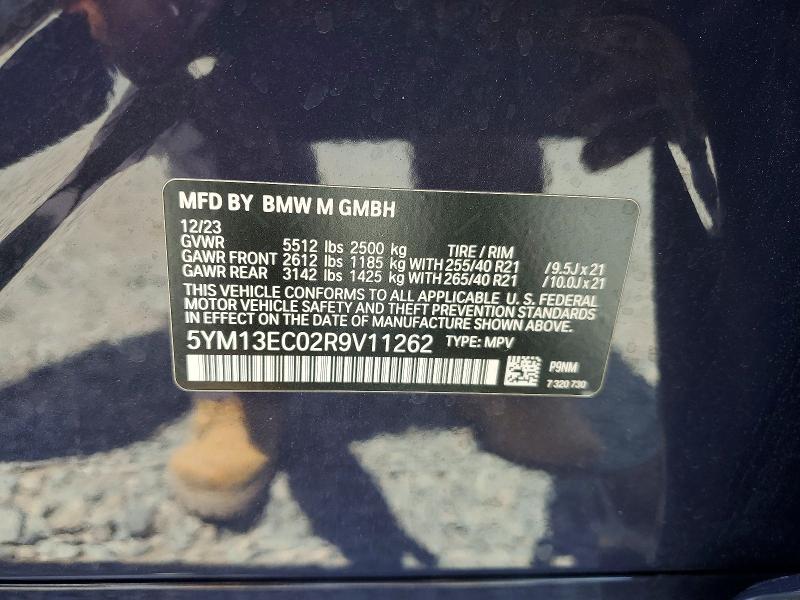 Продажа на аукционе авто 2024 Bmw X3, vin: 5YM13EC02R9V11262, номер лота: 51209926