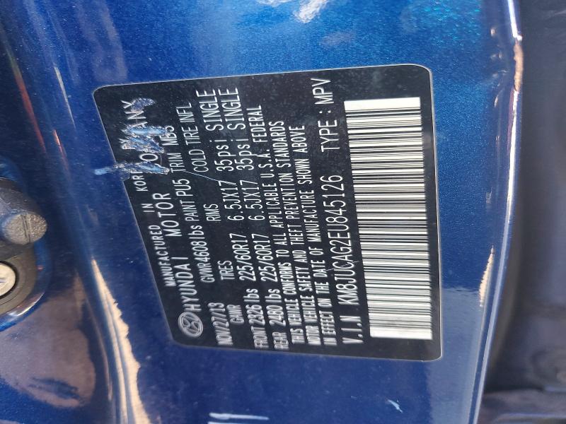 Aukcja sprzedaży 2014 Hyundai Tucson, vin: KM8JUCAG2EU845126, numer aukcji: 48940656