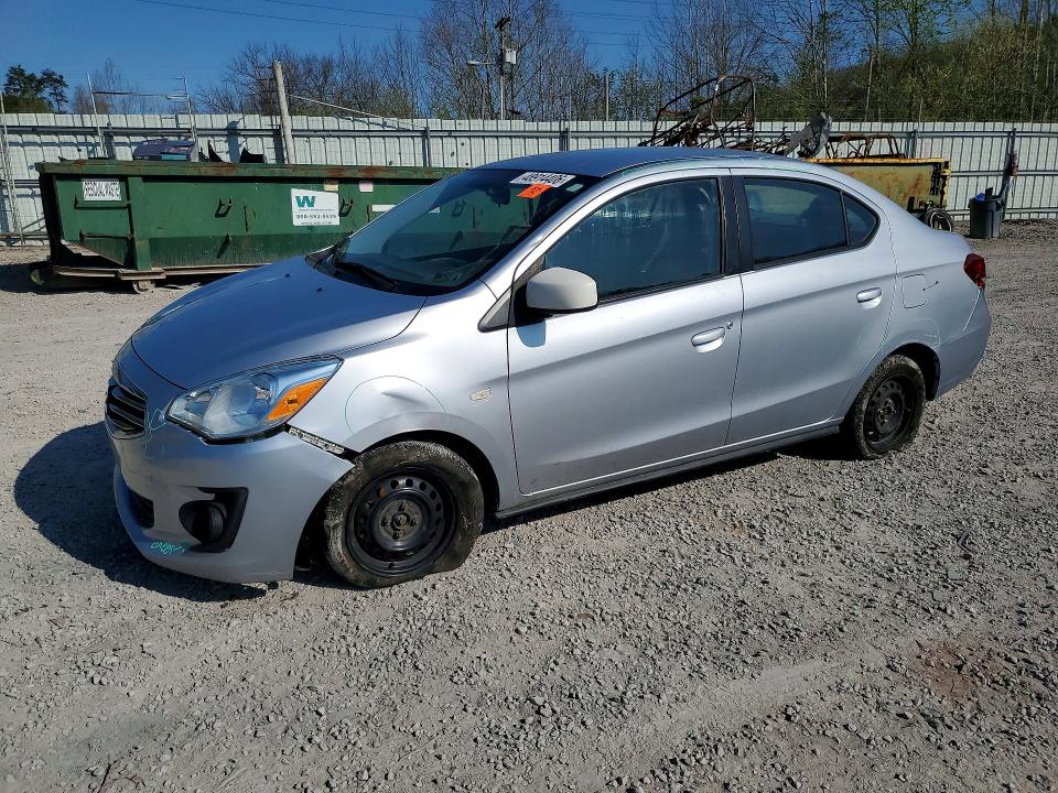 2019 Mitsubishi Mirage მანქანა იყიდება აუქციონზე, vin: ML32F3FJ4KHF13772, აუქციონის ნომერი: 48914406