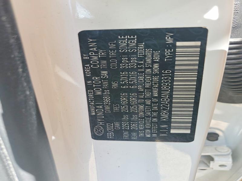 Продажа на аукционе авто 2022 Hyundai Kona, vin: KM8K22AB4NU893316, номер лота: 41694506