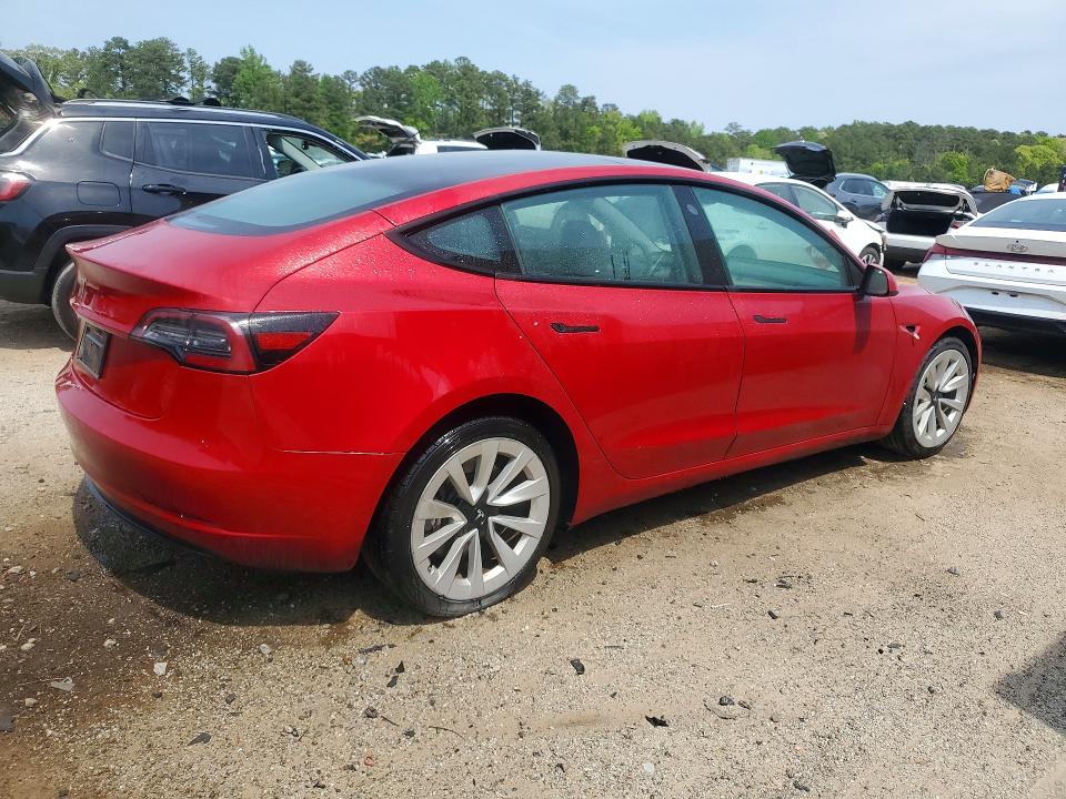 49172496 :رقم المزاد ، 5YJ3E1EA3PF435788 vin ، 2023 Tesla Model 3 مزاد بيع