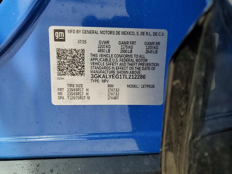 48843806 :رقم المزاد ، 3GKALYEG1TL212286 vin ، 2026 Gmc Terrain مزاد بيع