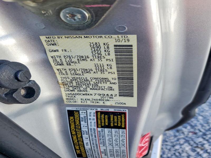Продаж на аукціоні авто 2019 Nissan Frontier, vin: 1N6AD0CW8KN799442, номер лоту: 48190716