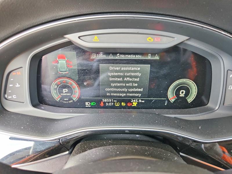 2022 Audi Q8 მანქანა იყიდება აუქციონზე, vin: WA1AVBF1XND019280, აუქციონის ნომერი: 50276256
