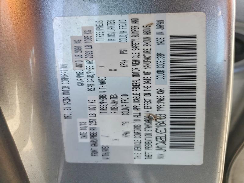 2014 Mazda 5 მანქანა იყიდება აუქციონზე, vin: JM1CW2BLXE0164703, აუქციონის ნომერი: 51537256