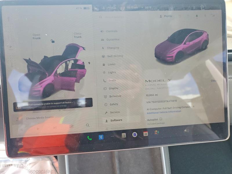 Aukcja sprzedaży 2026 Tesla Model Y, vin: 7SAYGDEE9TA470818, numer aukcji: 51295566