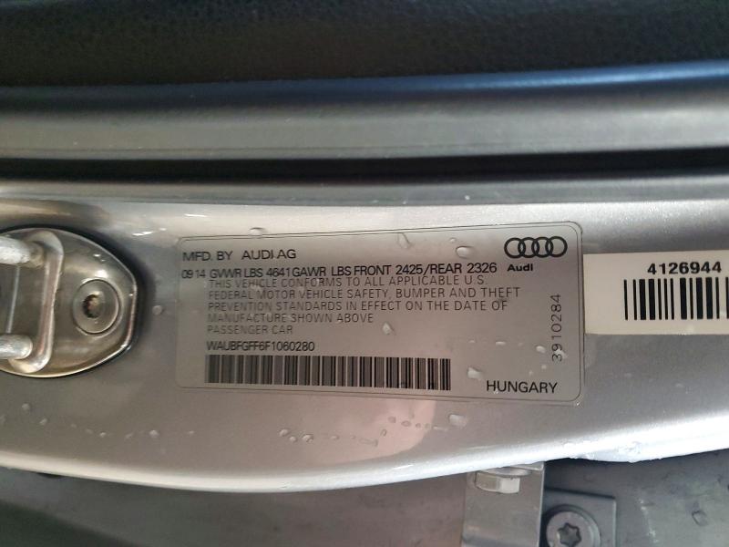Продажа на аукционе авто 2015 Audi A3, vin: WAUBFGFF6F1060280, номер лота: 50851906