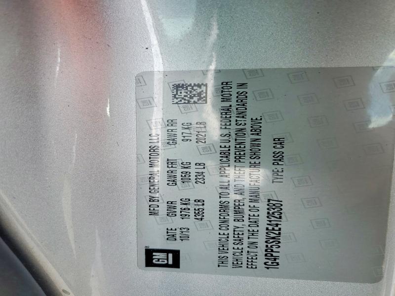 Aukcja sprzedaży 2014 Buick Verano, vin: 1G4PP5SK2E4125387, numer aukcji: 48604306