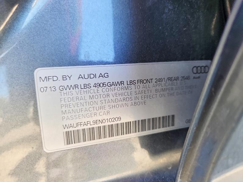 50969266 :رقم المزاد ، WAUFFAFL9EN010209 vin ، 2014 Audi A4 مزاد بيع
