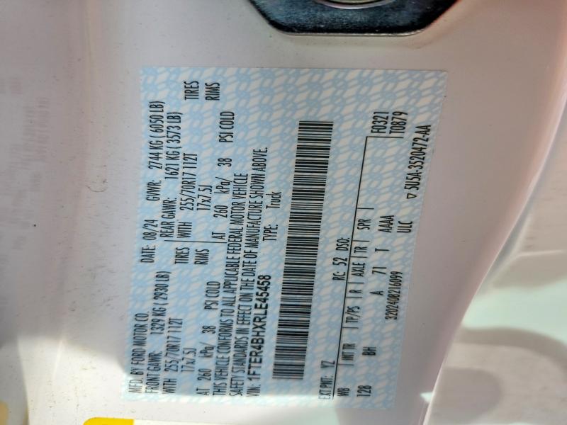 Продажа на аукционе авто 2024 Ford Ranger, vin: 1FTER4BHXRLE45458, номер лота: 48114116