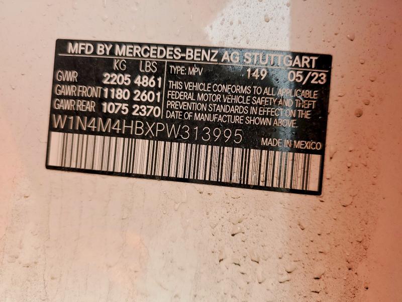 Aukcja sprzedaży 2023 Mercedes-benz Glb, vin: W1N4M4HBXPW313995, numer aukcji: 49333816