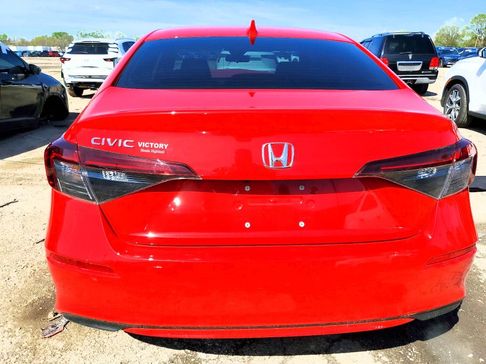 50065476 :رقم المزاد ، 2HGFE2F29SH604890 vin ، 2025 Honda Civic مزاد بيع