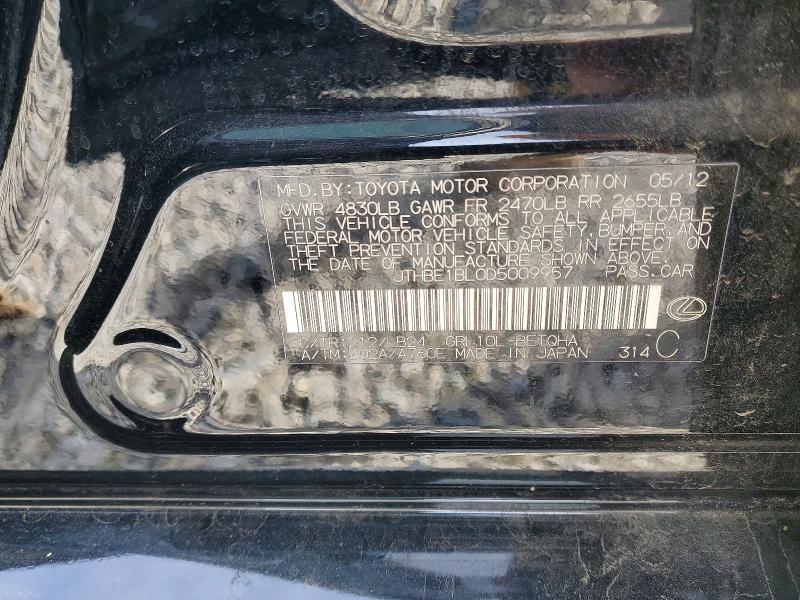 Продаж на аукціоні авто 2013 Lexus Gs, vin: JTHBE1BL0D5009957, номер лоту: 48779876