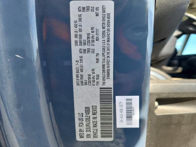 Продажа на аукционе авто 2020 Ram Promaster 3500, vin: 3C6URVJG8LE140638, номер лота: 49304076