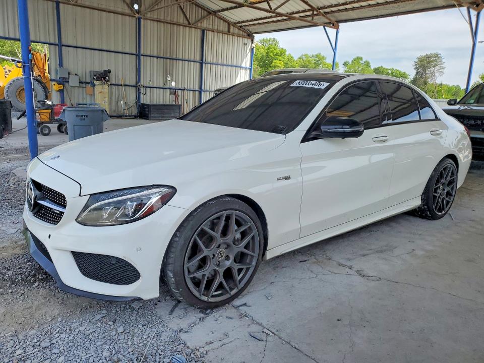 50805406 :رقم المزاد ، 55SWF6EB7HU188615 vin ، 2017 Mercedes-benz C مزاد بيع